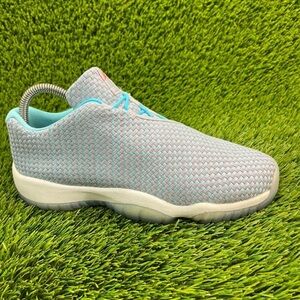 Jordan Future Low Kids Blue and Gray Athletic  Shoes Size 5.5